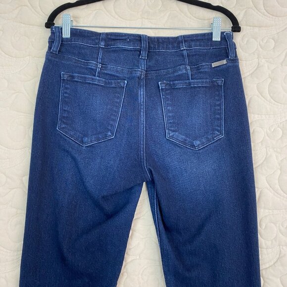 KanCan Jeans Tapered Leg with Ankle Split Size 29 Blue Jeans - Picture 4 of 11
